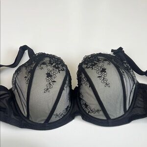 Perfect Black Lace Bra With Wires and Push Up